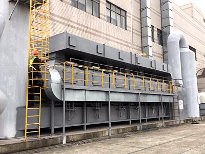 催化燃燒設(shè)備實景圖片